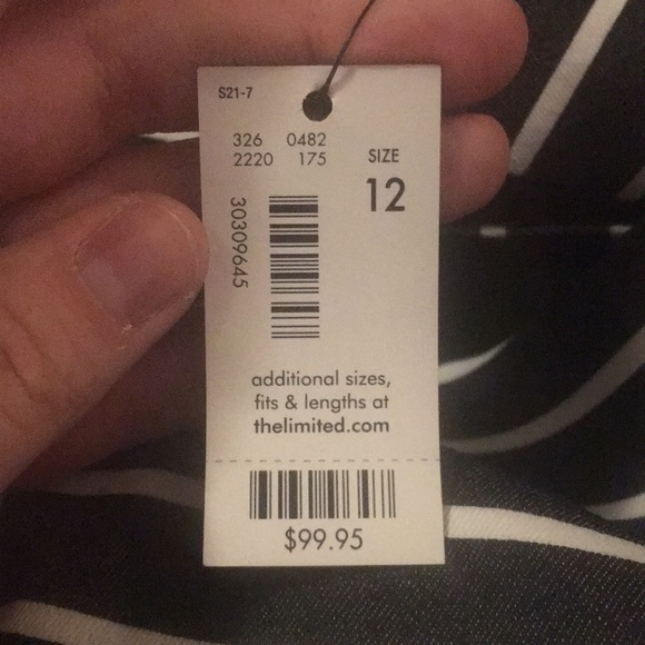 The limited dress striped cotton dress : size 12 - Picture 5 of 5